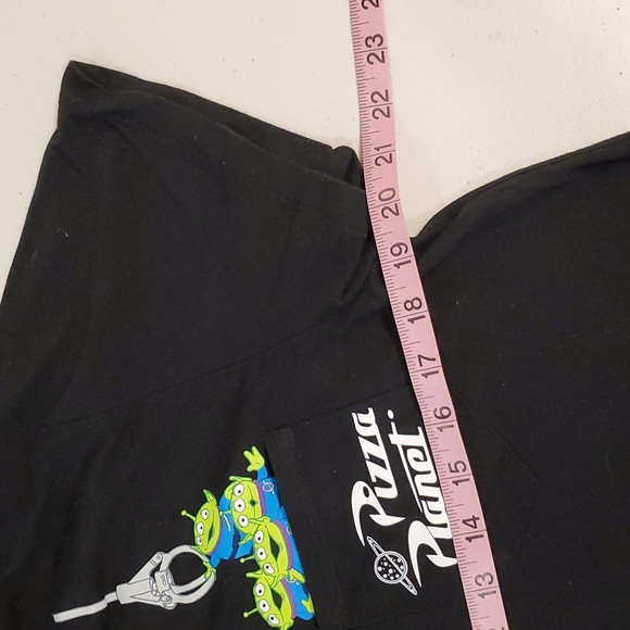 DISNEY Toy Story Pizza Planet short sleeve breast pocket tee shirt Med - Picture 5 of 6